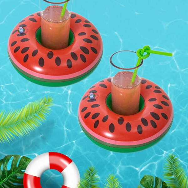 Flytande mugghållare för pool – Håll drycken uppe och inom räckhåll