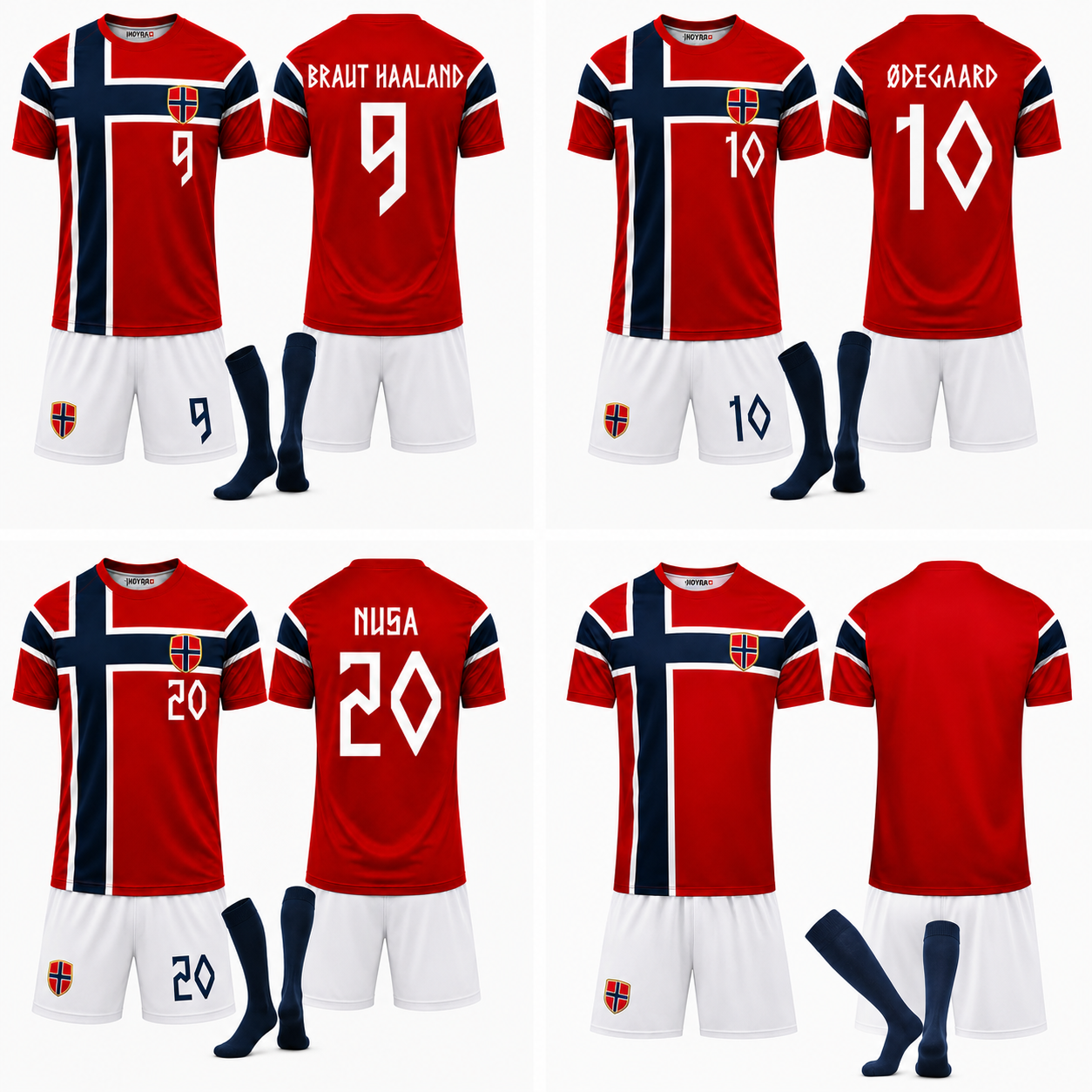 Norge Supporterset | Barn & Vuxen