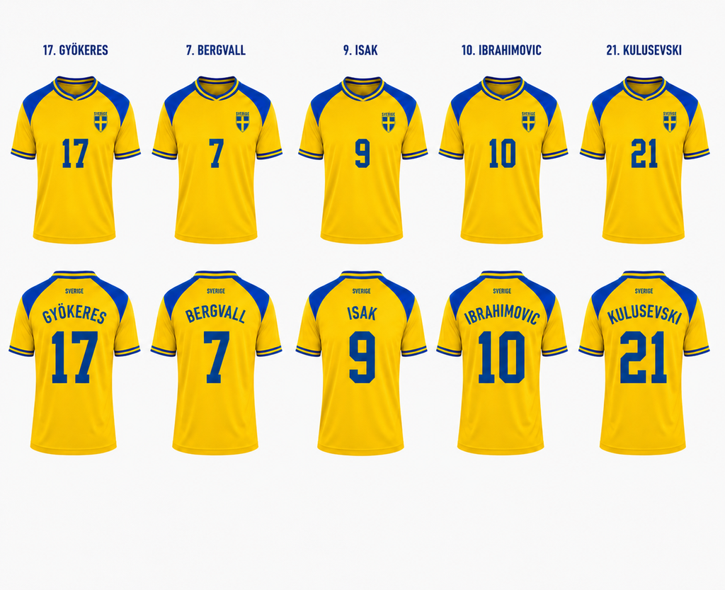Blågul Supportertröja 2026