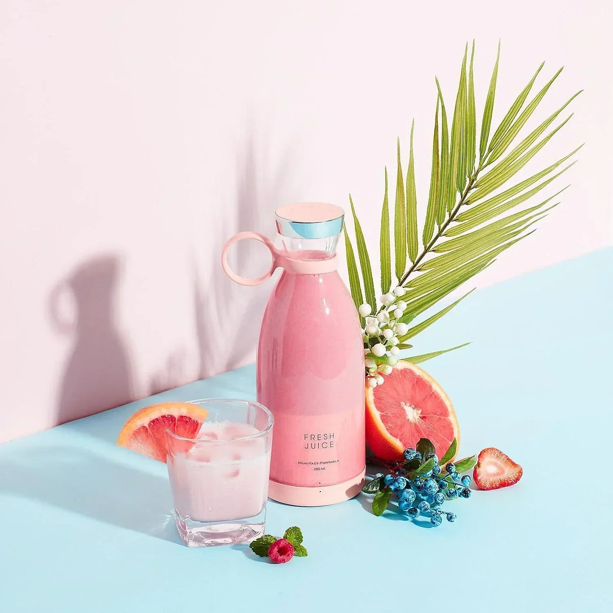 Bärbar mixer – Gör smoothien direkt i flaskan, var du vill