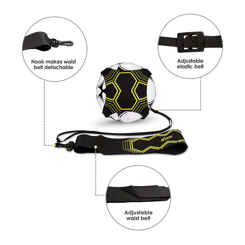 KickMate fotbollsträning – Elastiskt band som skickar bollen tillbaka