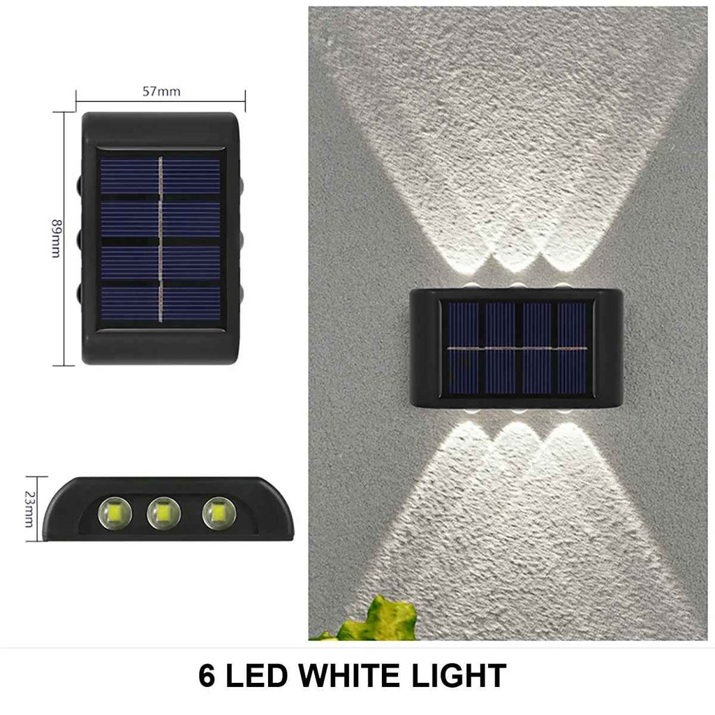 Solcells Vägglampa Utomhus