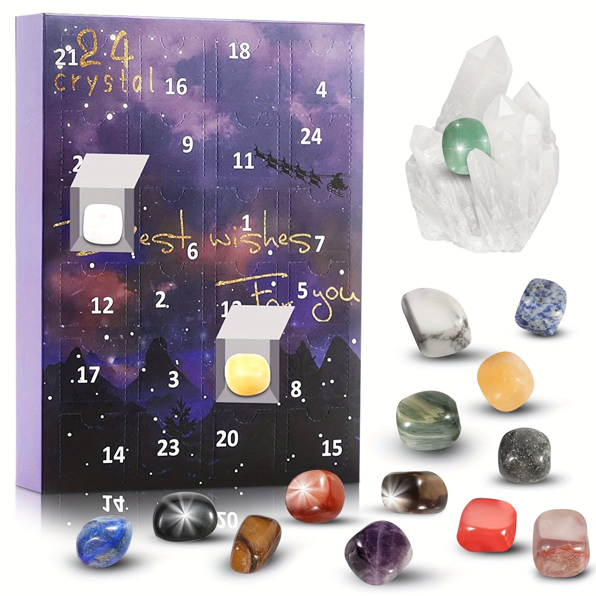 Adventskalender med stenar och mineraler – 24 fynd för små geologer