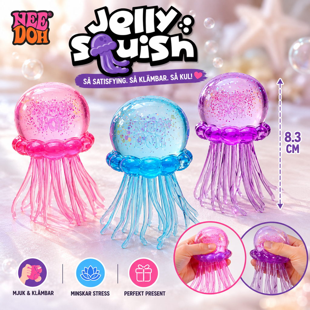 Squishy – Nice Cube, Jellyfish, Butter & Cheese