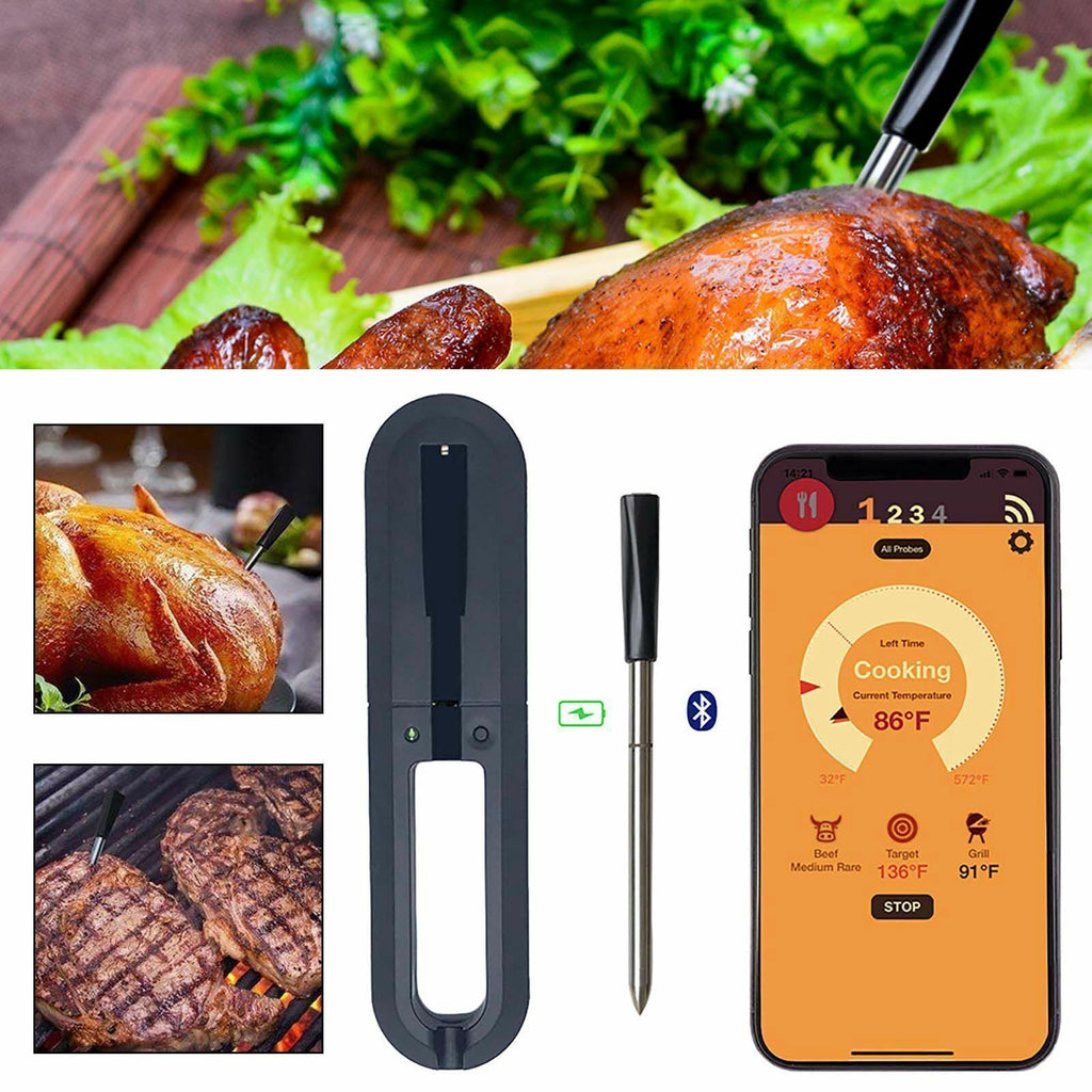 Trådlös kötttermometer – Följ innertemperaturen i mobilen