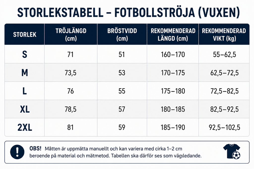 Svensk Supportertröja 2026