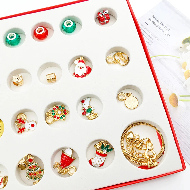 Julkalender Berlockarmband – gör ditt eget smycke – bild 4