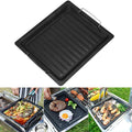 Grillplatta i gjutjärn – Vändbar platta för gasgrill och spis