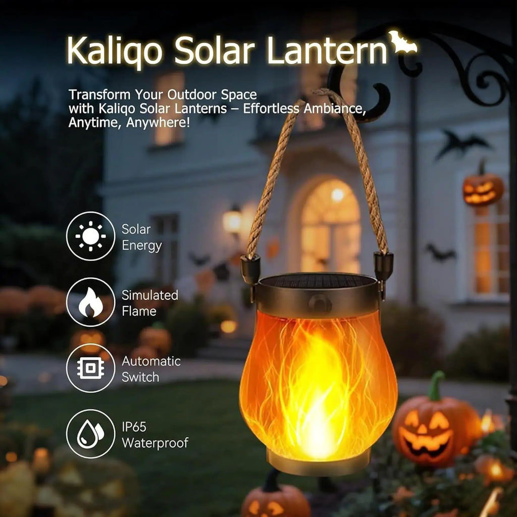 NEW Solar Lanterns For Outside Solar Lanterns Outdoor Waterproof Lighting Flickering Flame Design USB Charging Ornament For Tree
