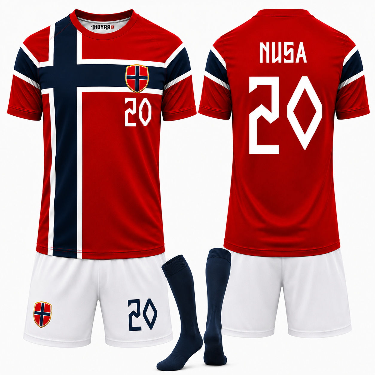 Norge Supporterset | Barn & Vuxen