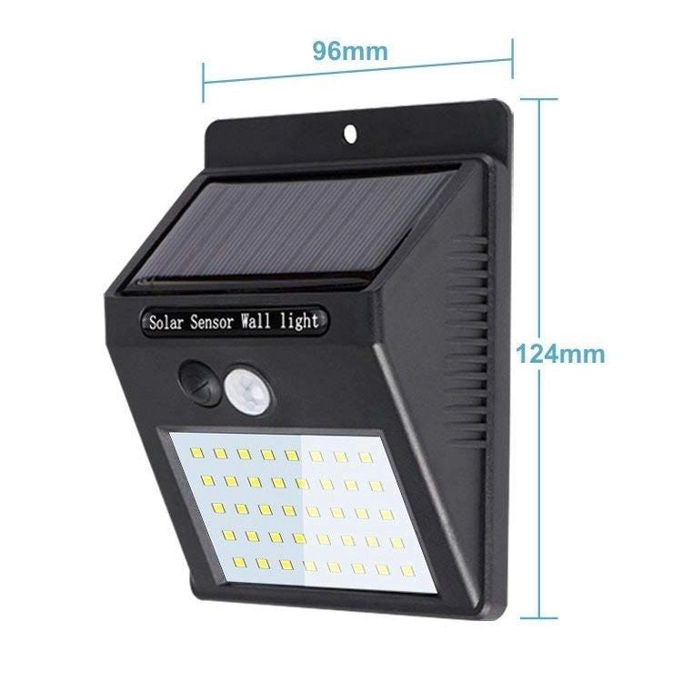 Solcellslampa med rörelsesensor – 150 lumen till dörr, trappa och förråd