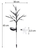 Solcellsljusträd 2-pack – 65 cm dekoration med färgskiftande ljus