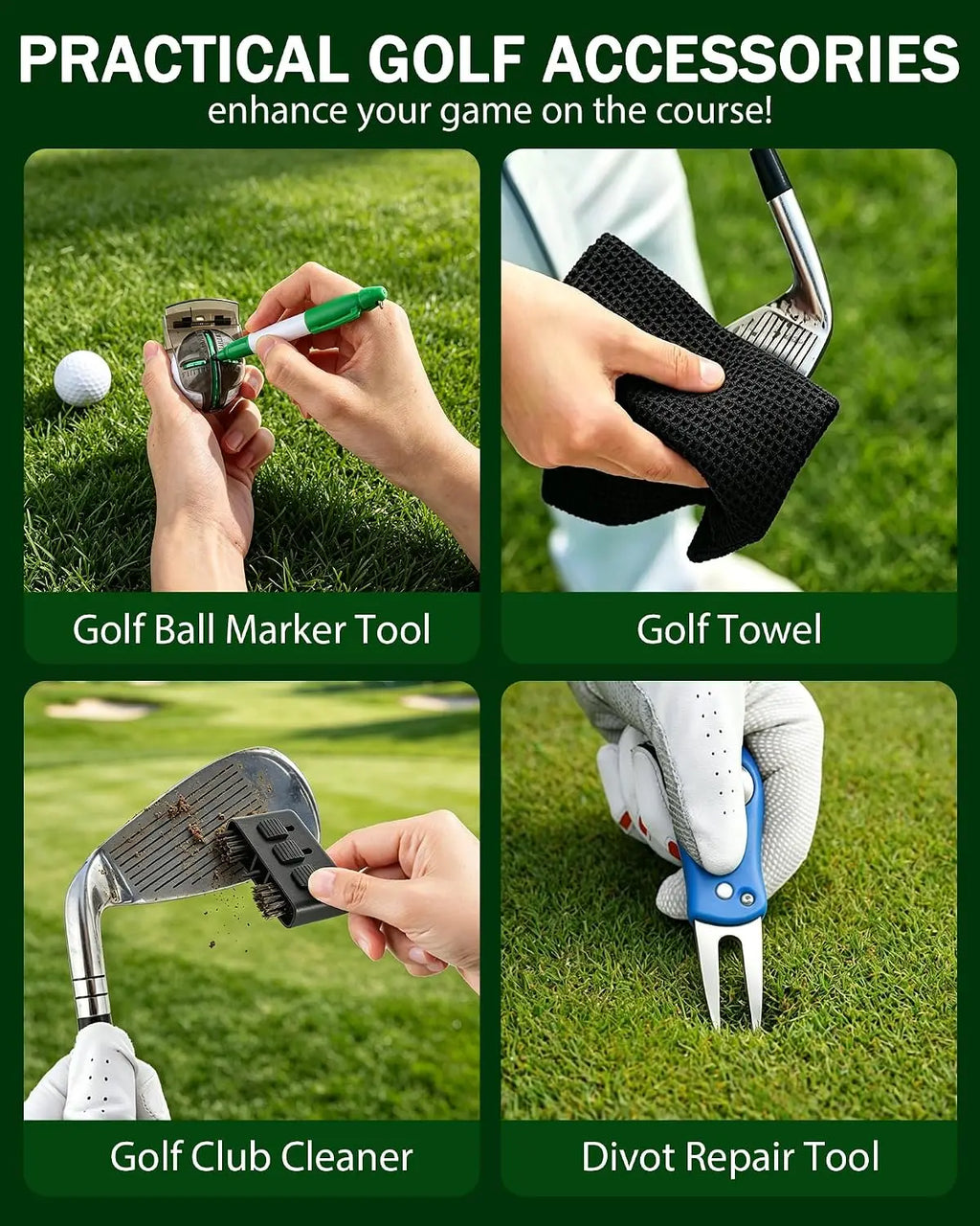 Golf-julkalender – 24 luckor med golftillbehör – bild 5