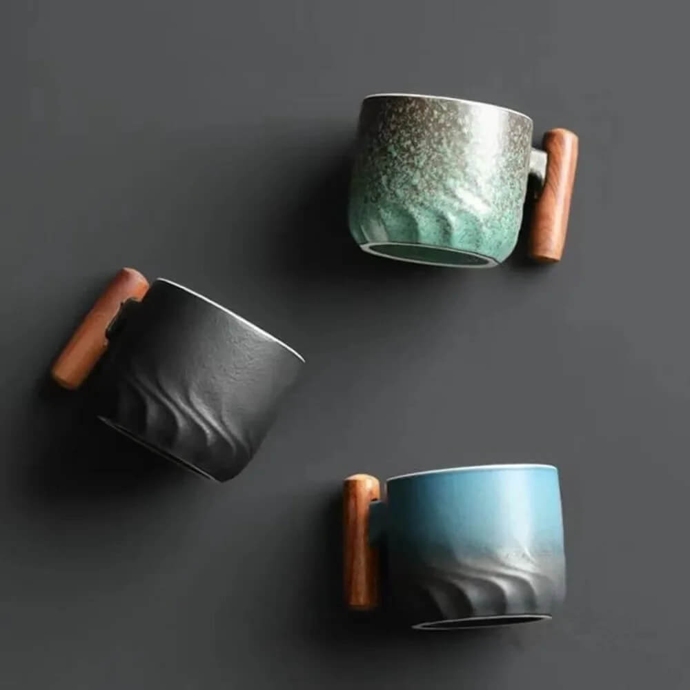 Handgjorda keramikmuggar – Rustika kaffemuggar i bohemisk design