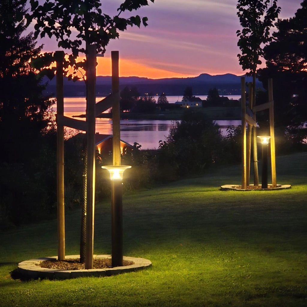 Solcellslampa 80 cm – 160 lumen som lyser året runt i Norden