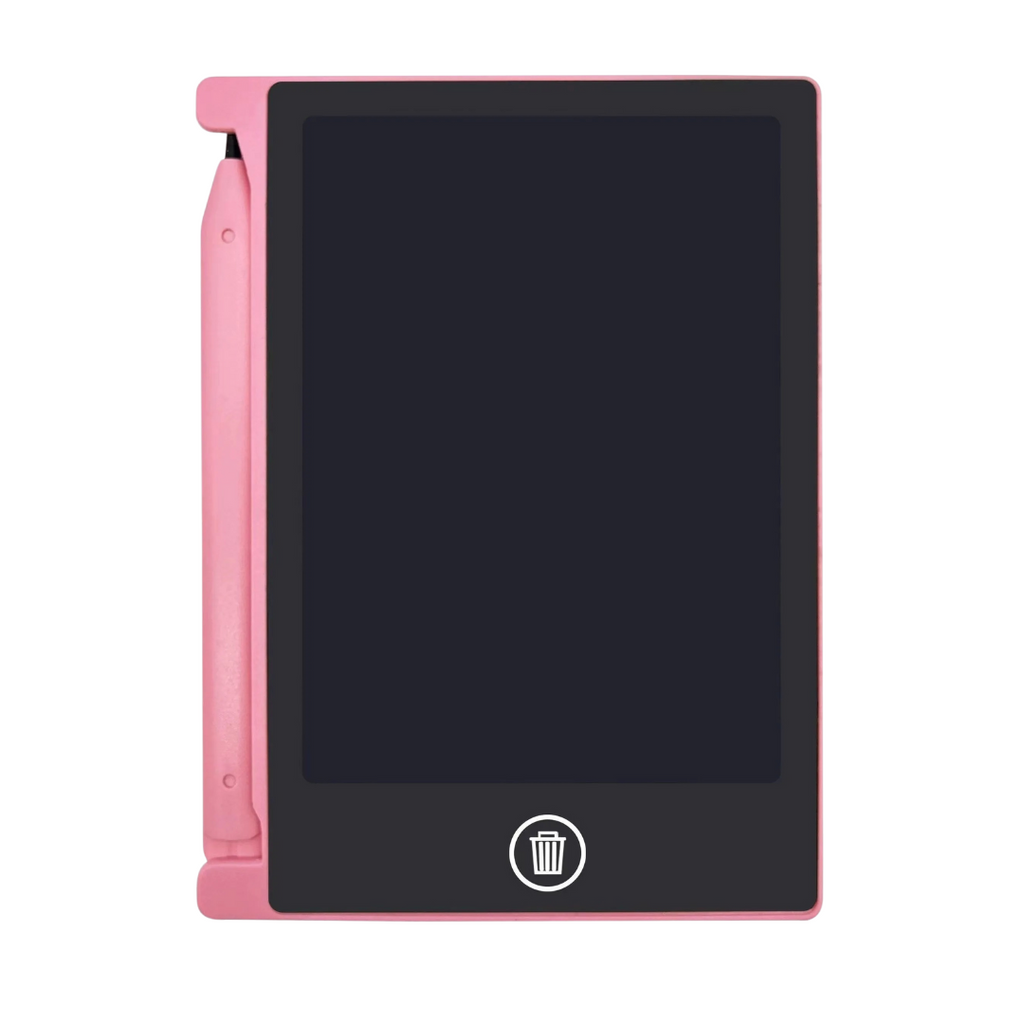 LCD-skrivblock för barn – Ritplatta som suddas med en knapp | 11–40 cm
