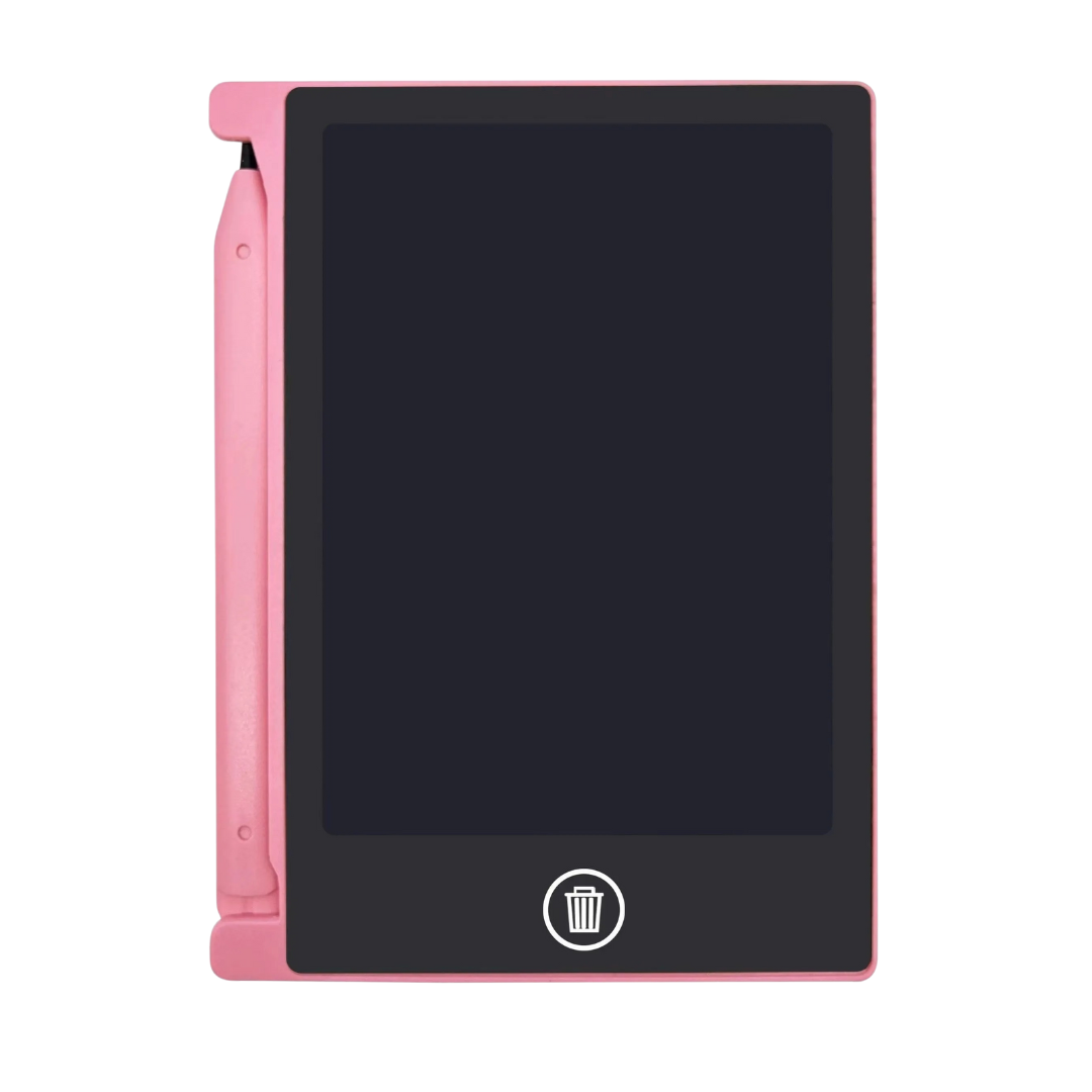 LCD-skrivblock för barn – Ritplatta som suddas med en knapp | 11–40 cm