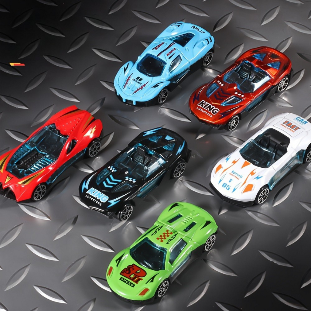 Katapultbana med leksaksbilar – Racingset utan batterier för barn 3+