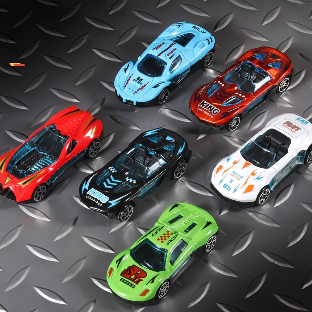Katapultbana med leksaksbilar – Racingset utan batterier för barn 3+
