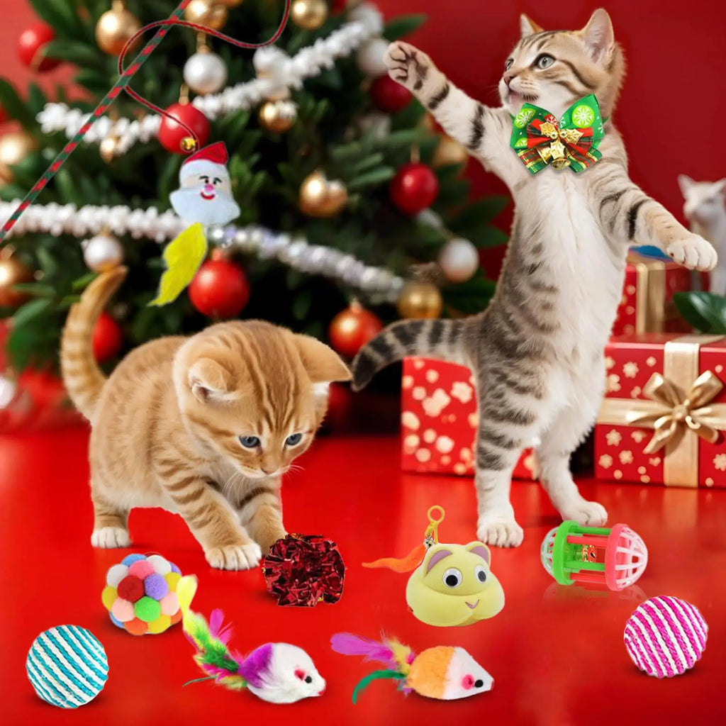 Julkalender för katt – 24 kattleksaker – bild 3