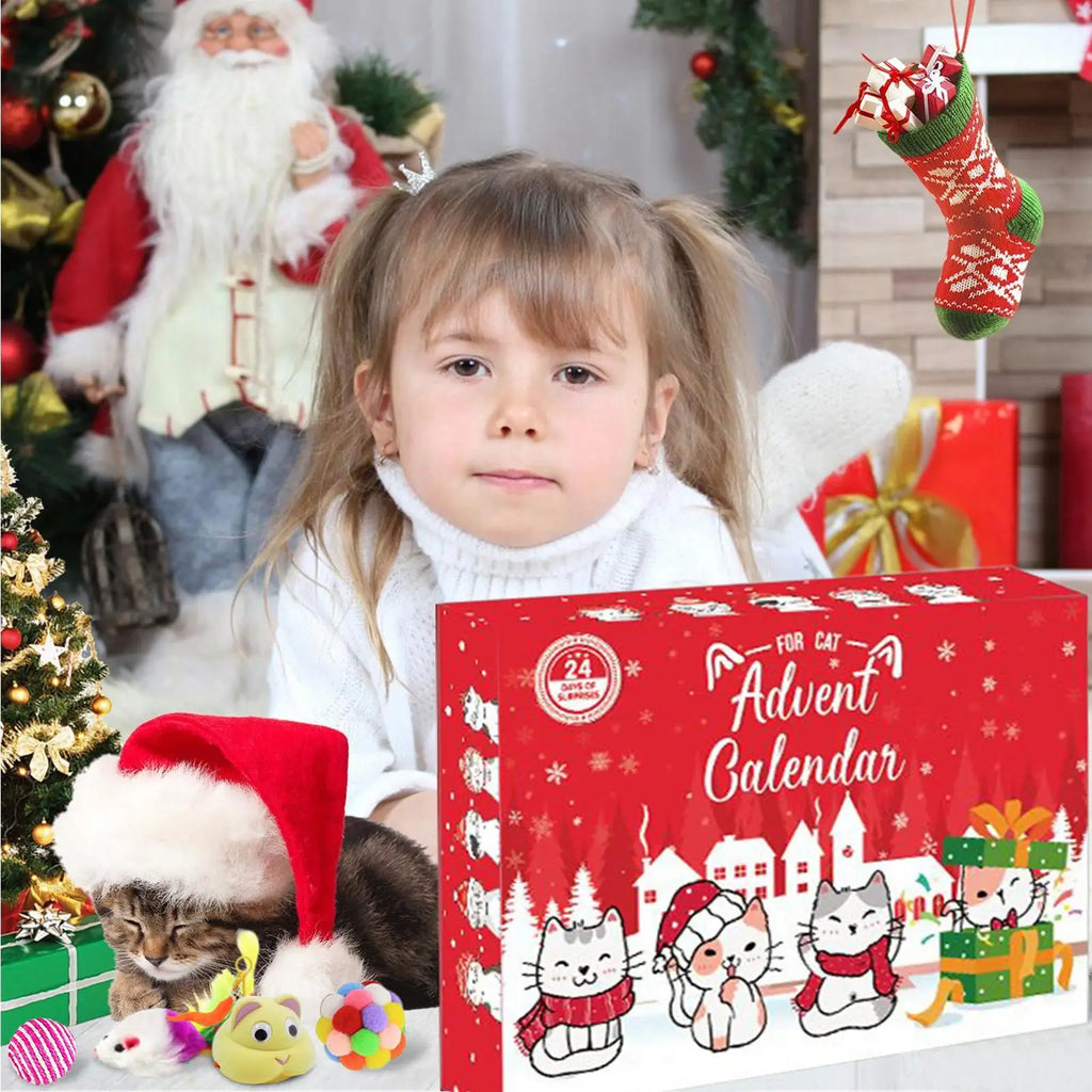 Julkalender för katt – 24 kattleksaker – bild 4