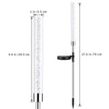 Solcellsljusrör 2-pack – 70 cm med bubblande färgskiftande ljus