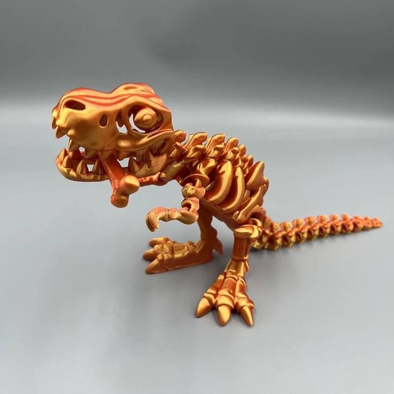 DinoFlex – Rörlig 3D-printad dinosaurie | Fidgetleksak & rumsdekoration