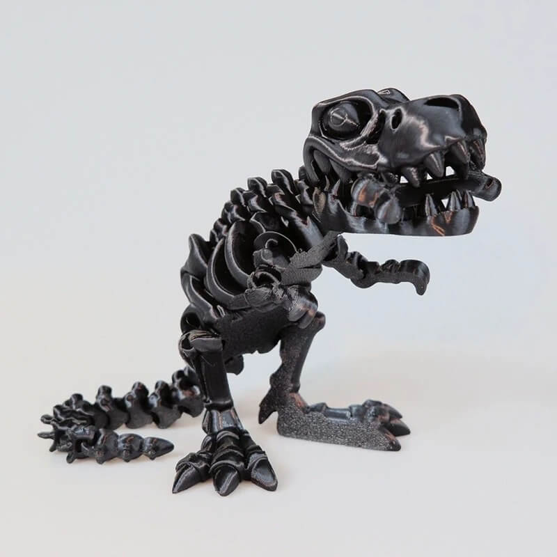 DinoFlex – Rörlig 3D-printad dinosaurie | Fidgetleksak & rumsdekoration