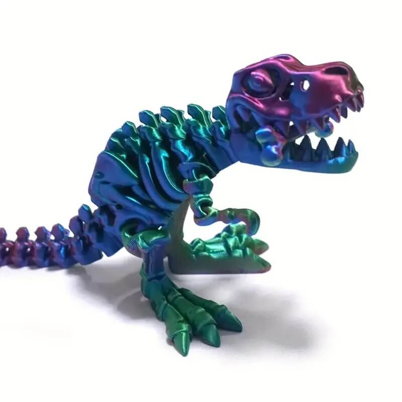 DinoFlex – Rörlig 3D-printad dinosaurie | Fidgetleksak & rumsdekoration