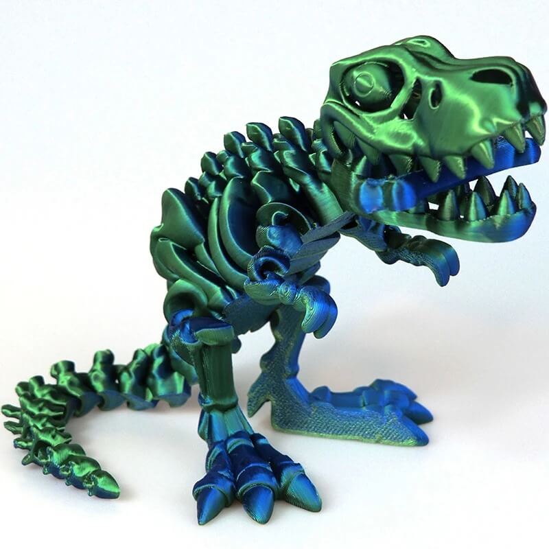 DinoFlex – Rörlig 3D-printad dinosaurie | Fidgetleksak & rumsdekoration