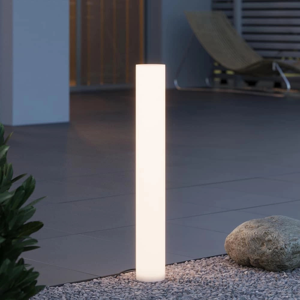 Solcellsljusstolpe 60 cm – 120 lumen med separat solpanel