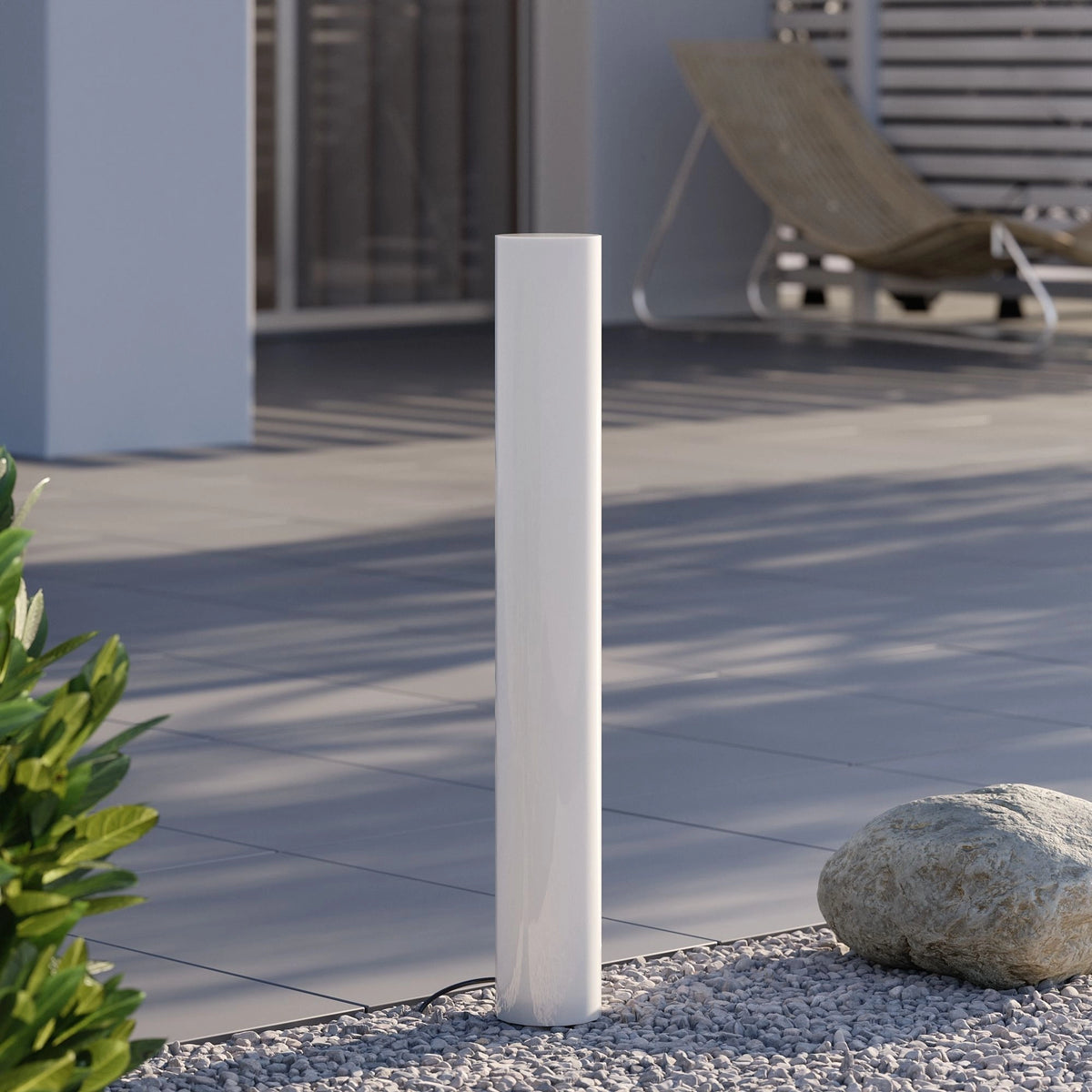 Solcellsljusstolpe 60 cm – 120 lumen med separat solpanel